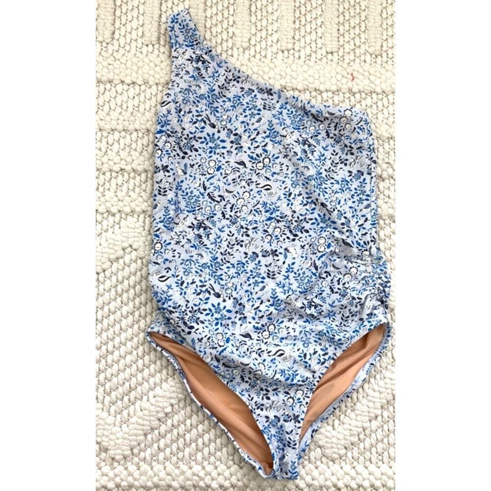 NWOT Crewcuts Girls One Shoulder One Piece Swim Size 10